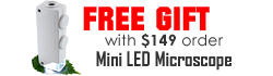 Mini LED Microscope 160X-200X