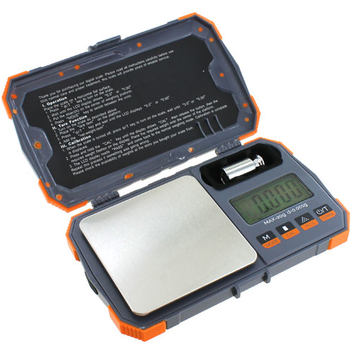 Dual Powered Digital Pocket Scale 200g x 0.01g, Precision Gram