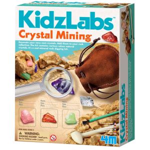 4M KidzLabs Crystal Mining Kit - Image One