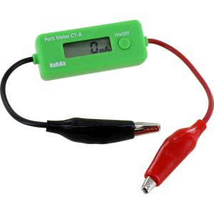 Inline Digital DC Ammeter - up to 3A - with Alligator Clips - Crabee Photo 1