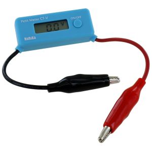 Inline Digital DC Voltmeter - up to 25V - with Alligator Clips - Crabee Photo 1