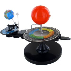 Sun-Earth-Moon Orbital Planetarium Model with Light Photo 1